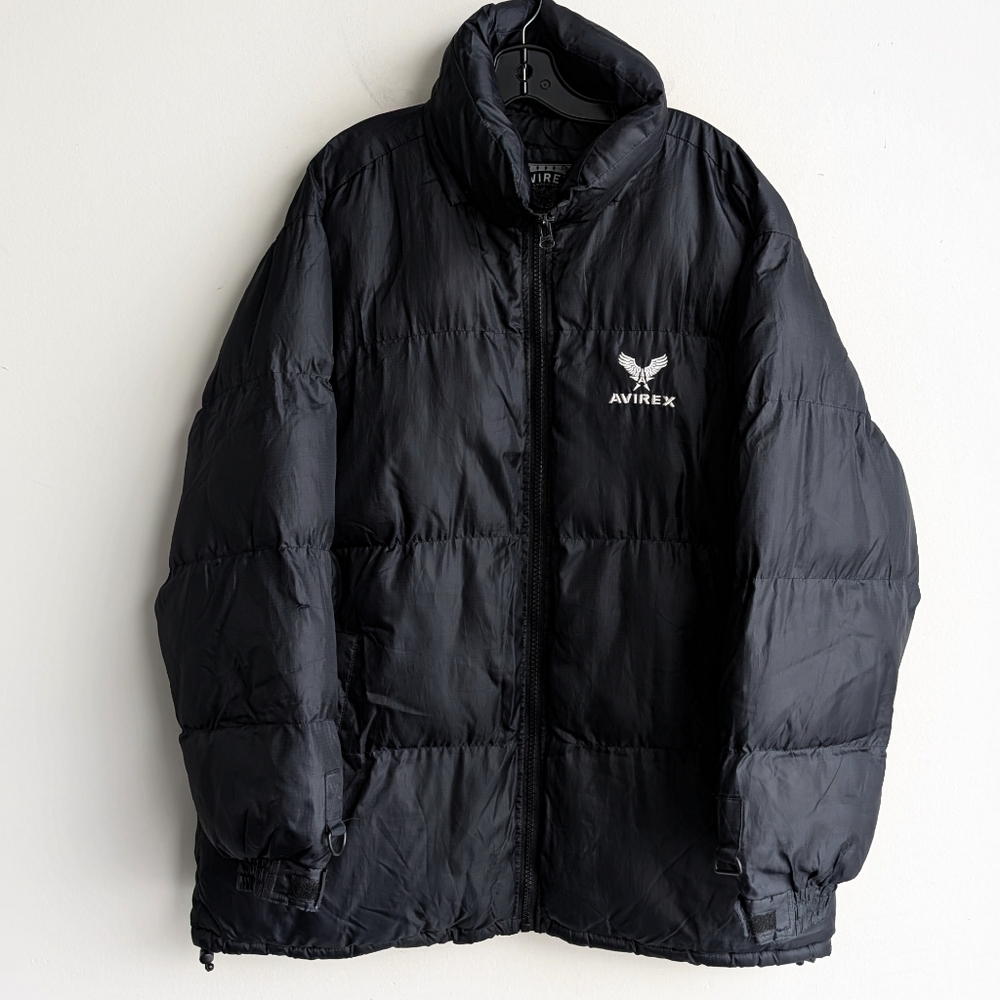 Avirex Men's Dark Puffer Jacket